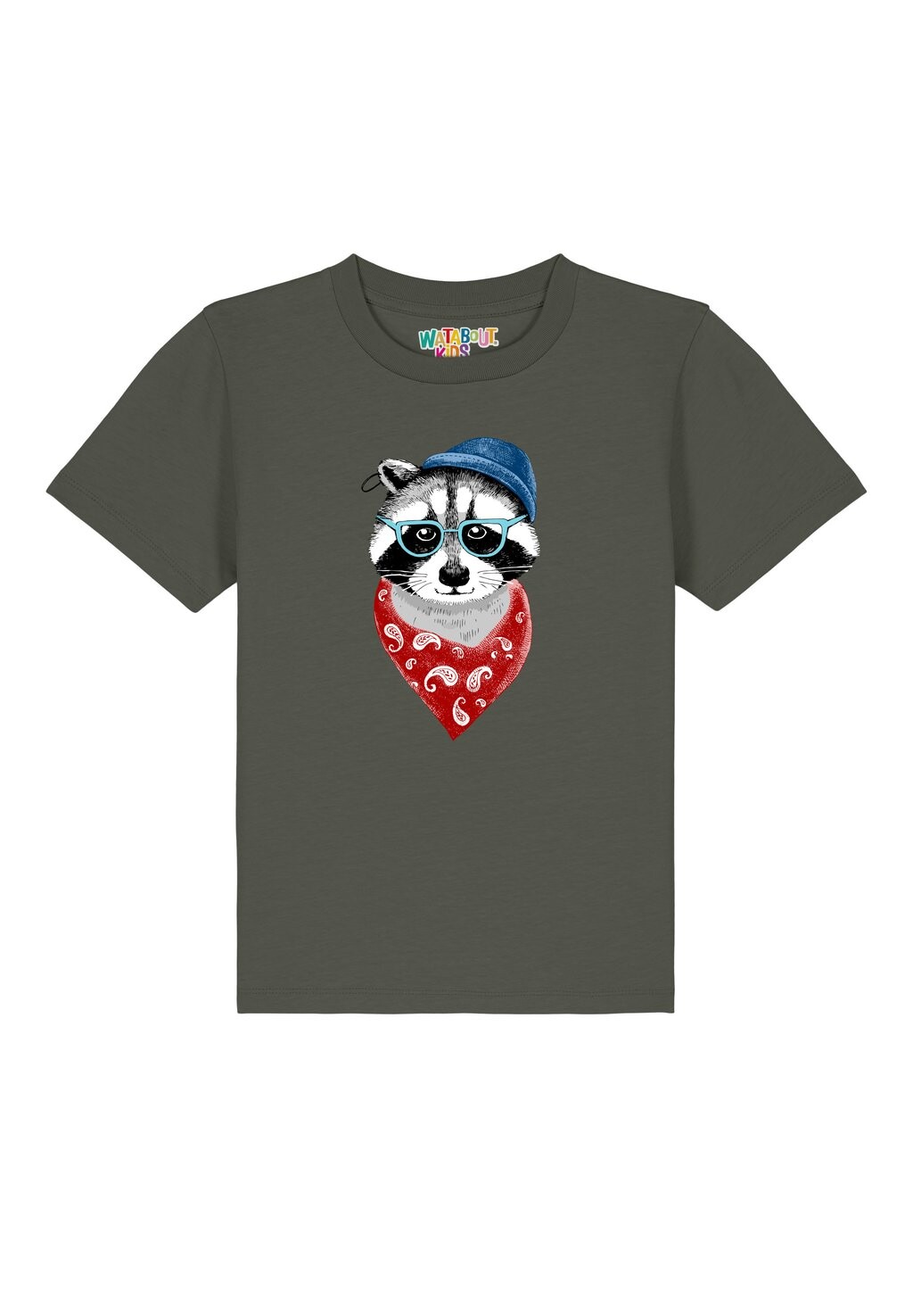 Футболка с принтом WASCHBÄR Watapparel, цвет khaki 
Футболка с принтом WASCHBÄR Watapparel, цвет khaki