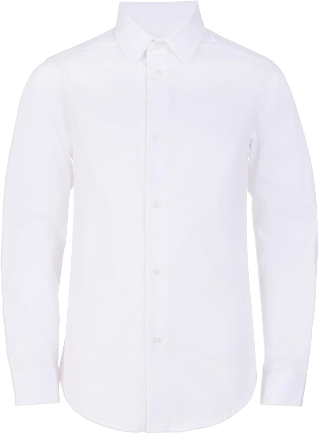 Рубашка Calvin Klein Boys Slim Fit с длинным рукавом, застегивающаяся на пуговицы, с манжетами и отложным краем, White
Рубашка Calvin Klein Boys Slim Fit с длинным рукавом, застегивающаяся на пуговицы, с манжетами и отложным краем, White