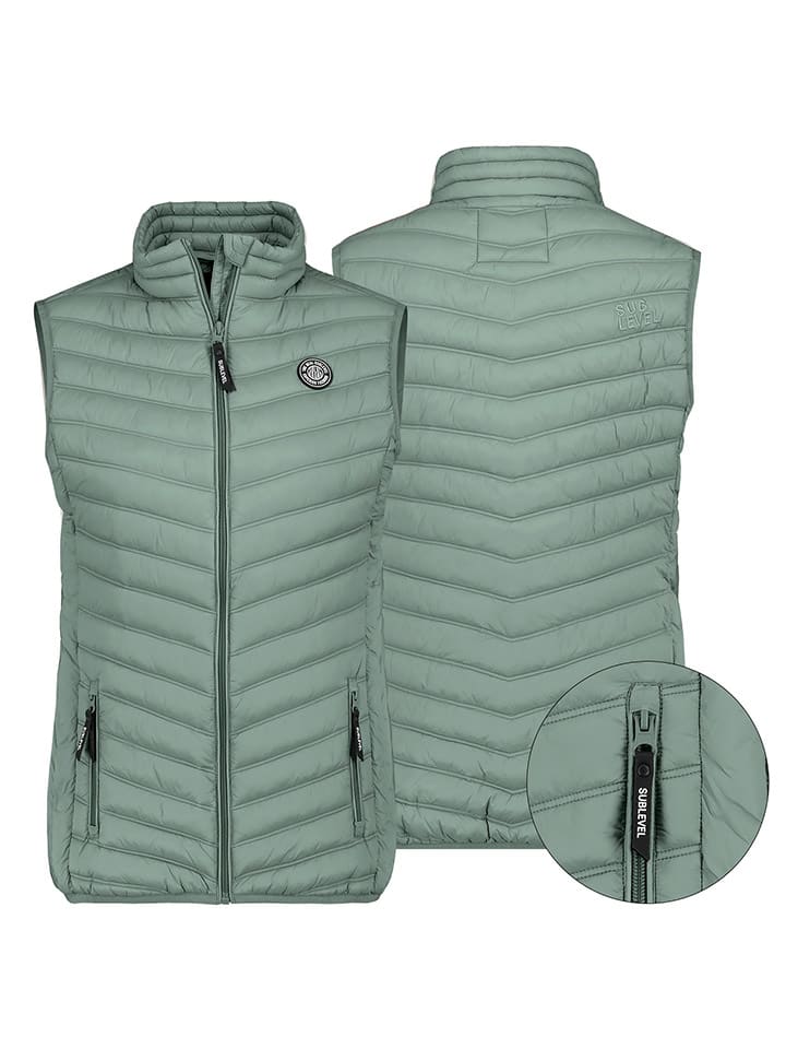 Sublevel Стеганый жилет зеленого цвета
Sublevel Стеганый жилет зеленого цвета