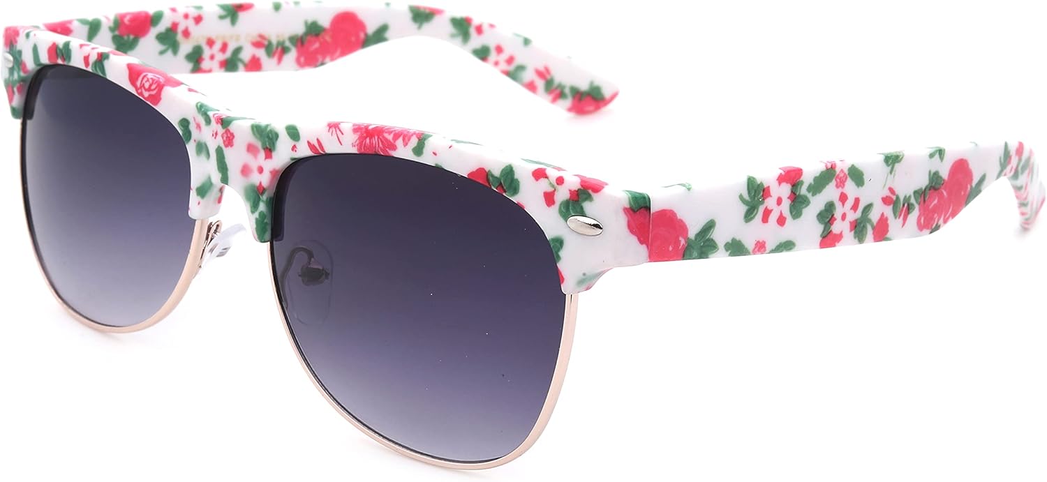 Солнцезащитные очки Newbee Fashion с цветочным дизайном и цветочным рисунком, полуободковые, уникальные, для женщин, весенняя мода Newbee Fashion Sunglasses, White/Floral
Солнцезащитные очки Newbee Fashion с цветочным дизайном и цветочным рисунком, полуободковые, уникальные, для женщин, весенняя мода Newbee Fashion Sunglasses, White/Floral