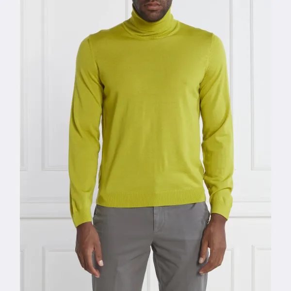 Приталенный крой из шерсти муссо-п Boss, зеленый
Приталенный крой из шерсти муссо-п Boss, зеленый