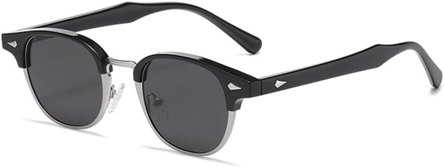 Овальные женские солнцезащитные очки в стиле панк, мужские очки с заклепками, защита от ультрафиолета UV400, для бега на открытом воздухе, занятий спортом и путешествий UYPTK, Black Silver Grey
Овальные женские солнцезащитные очки в стиле панк, мужские очки с заклепками, защита от ультрафиолета UV400, для бега на открытом воздухе, занятий спортом и путешествий UYPTK, Black Silver Grey