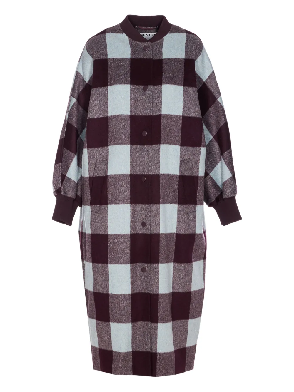 Двубортное пальто в клетку Essentiel Antwerp, коричневый
Двубортное пальто в клетку Essentiel Antwerp, коричневый