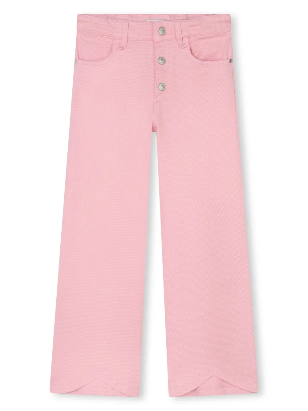 Расклешенные брюки с логотипом SONIA RYKIEL ENFANT, розовый 
Расклешенные брюки с логотипом SONIA RYKIEL ENFANT, розовый