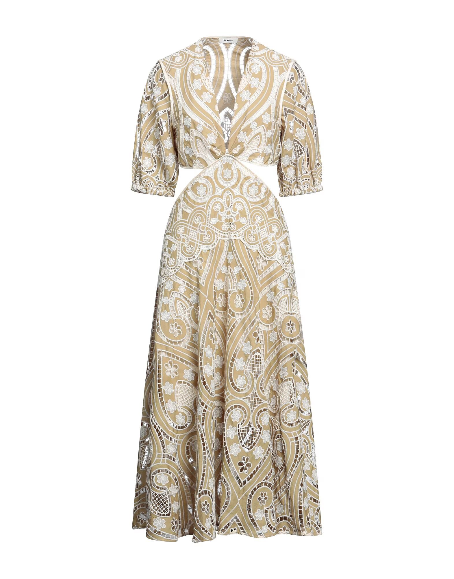 Платье макси Sandro, хаки
Платье макси Sandro, хаки