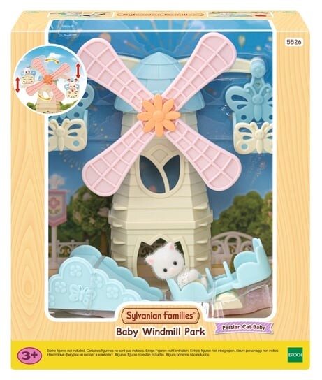 Sylvanian Families, коллекционные фигурки, набор «Ветряная мельница и карусель»
Sylvanian Families, коллекционные фигурки, набор «Ветряная мельница и карусель»
