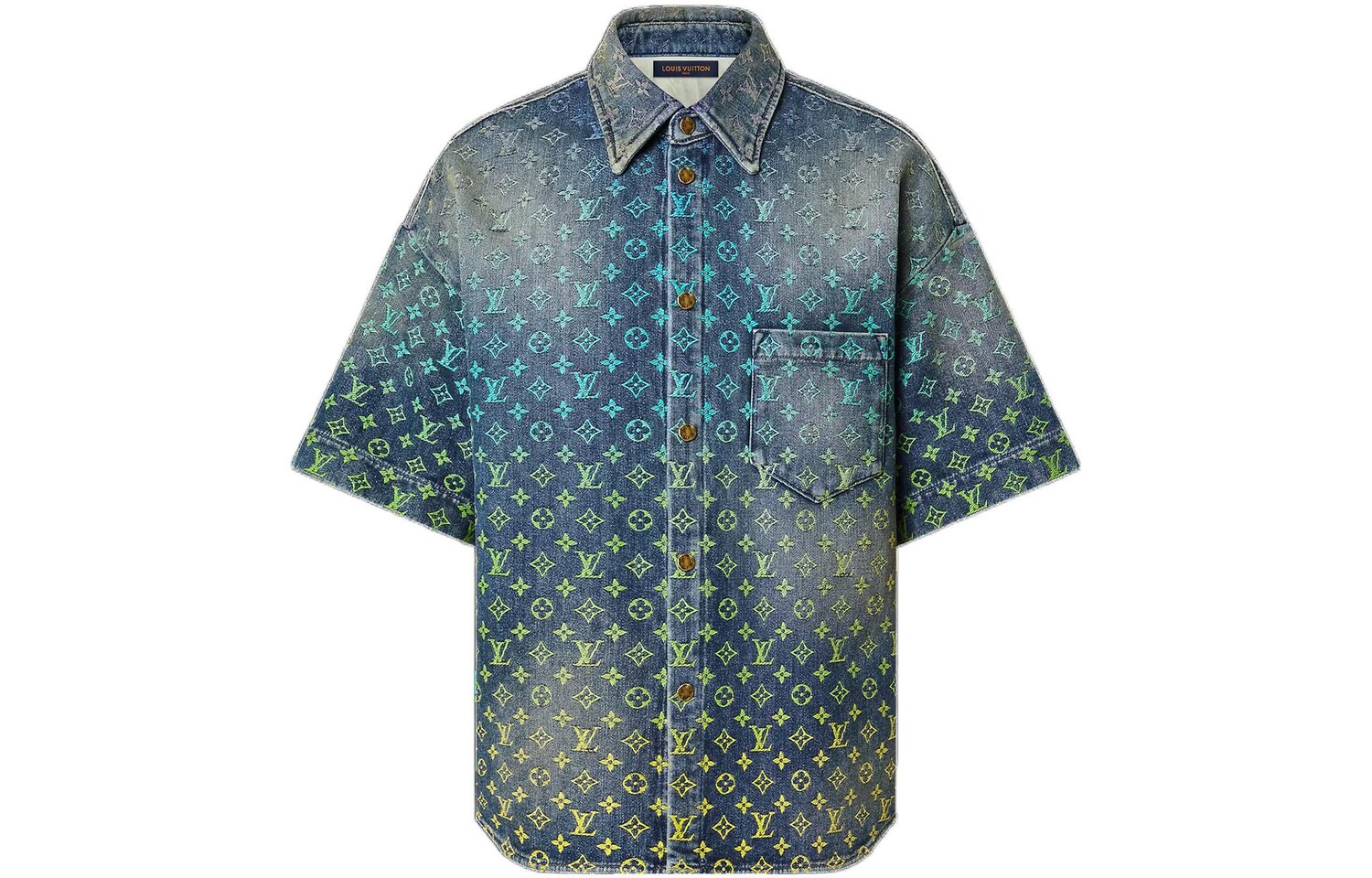 Рубашка мужская Louis Vuitton SS23 Rainbow, синий
Рубашка мужская Louis Vuitton SS23 Rainbow, синий