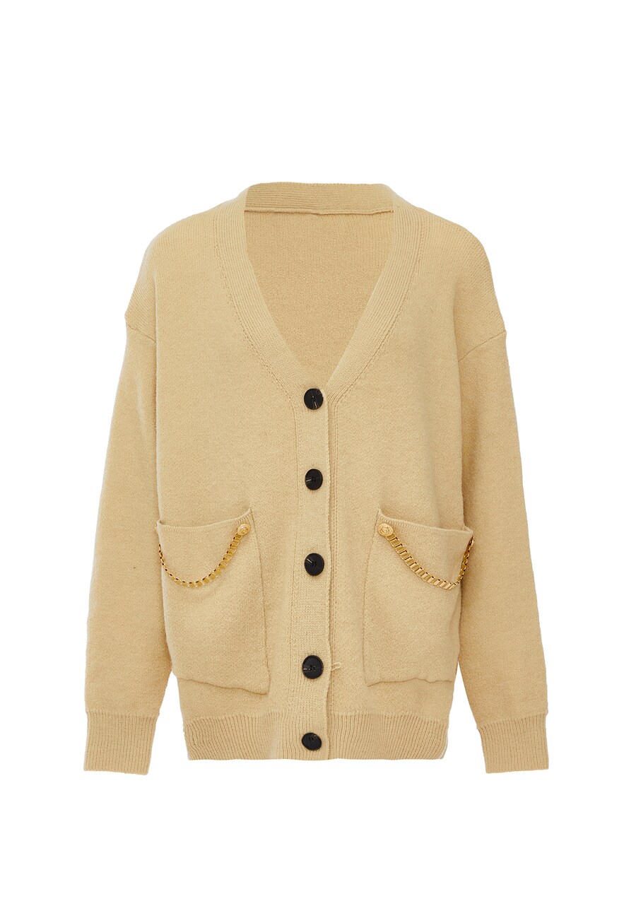 Вязаный кардиган caissa, песочный
Вязаный кардиган caissa, песочный