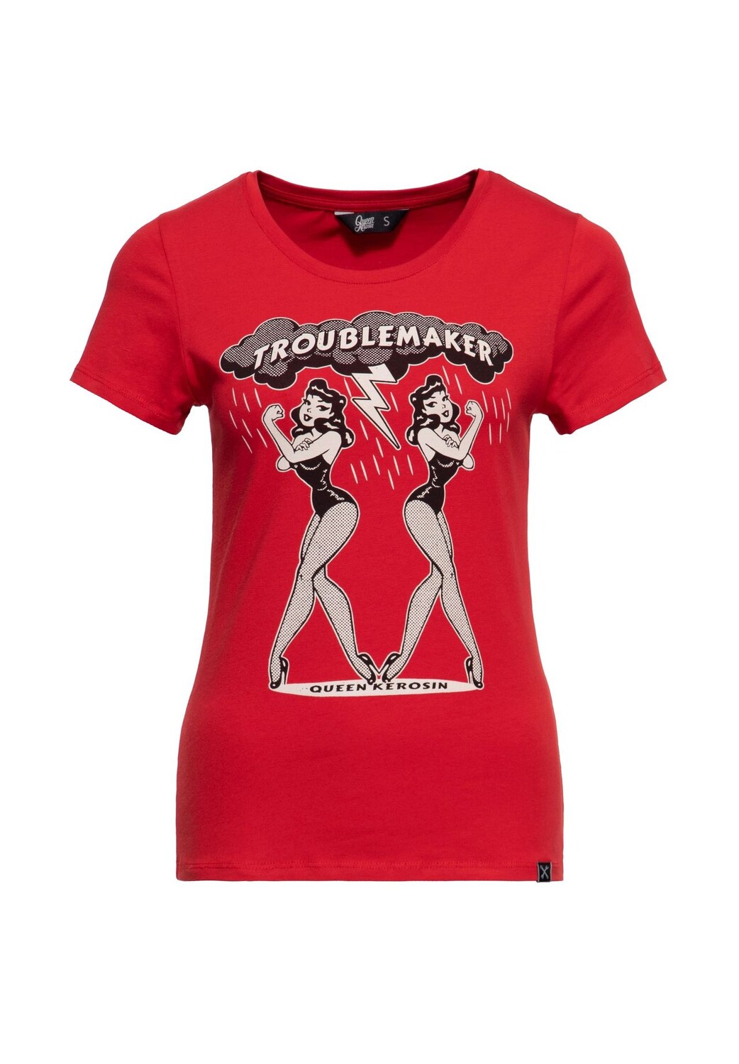Рубашка с принтом в стиле 50-х годов Troublemaker Queen Kerosin, красный
Рубашка с принтом в стиле 50-х годов Troublemaker Queen Kerosin, красный