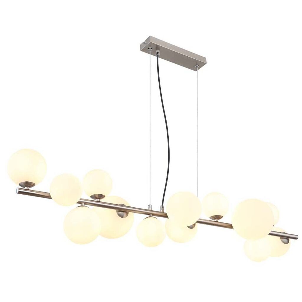 Светодиодный подвесной светильник, металл, опаловое стекло, L 118 см Globo Lighting
Светодиодный подвесной светильник, металл, опаловое стекло, L 118 см Globo Lighting