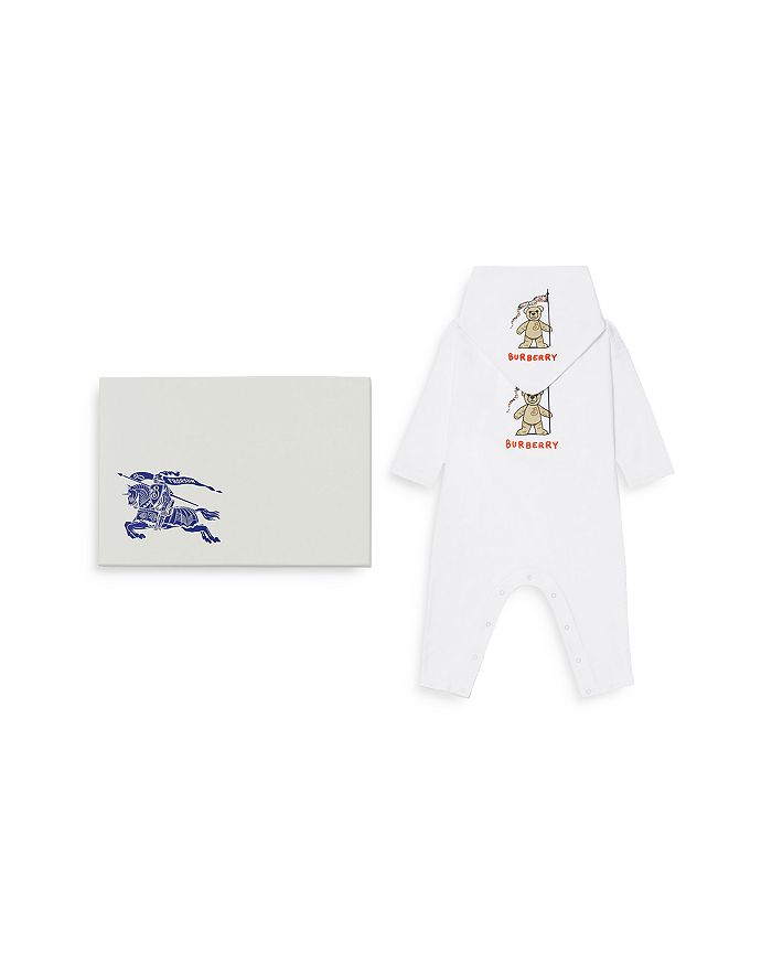 Комбинезон и нагрудник с графическим логотипом Casey Bear — для малышей Burberry, белый
Комбинезон и нагрудник с графическим логотипом Casey Bear — для малышей Burberry, белый