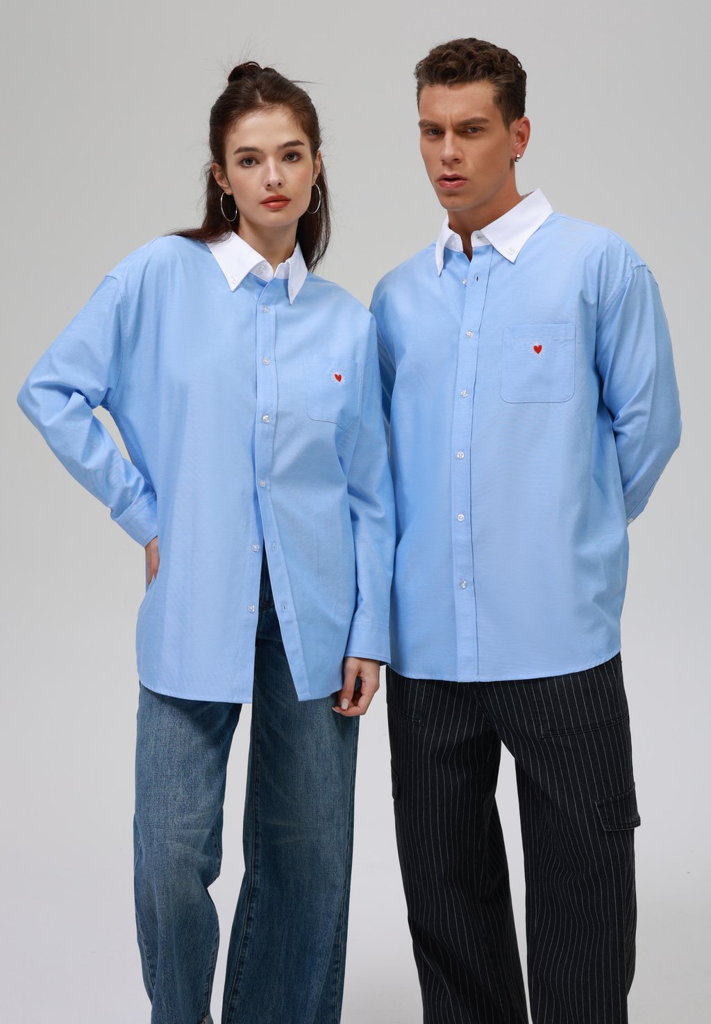 Рубашка UNISEX - Button-down blouse YOURTURN by Zalando, синий
Рубашка UNISEX - Button-down blouse YOURTURN by Zalando, синий