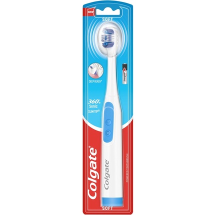 Зубная щетка 360 Battery Floss Tip Colgate
Зубная щетка 360 Battery Floss Tip Colgate