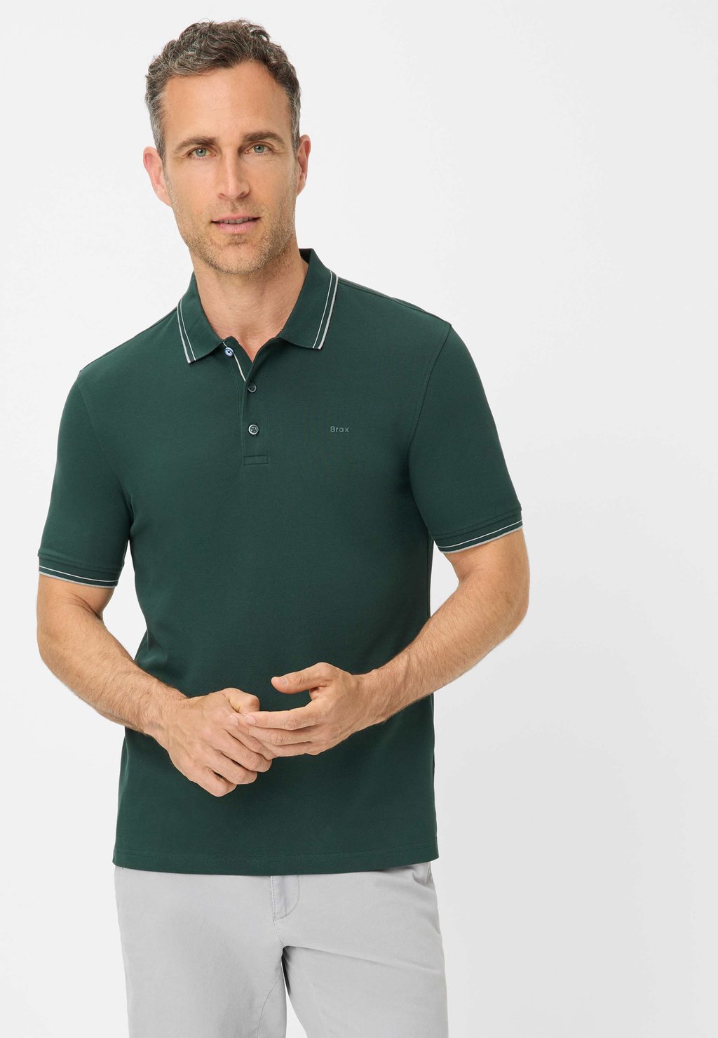 Поло STYLE PETE BRAX, темно-зеленый
Поло STYLE PETE BRAX, темно-зеленый