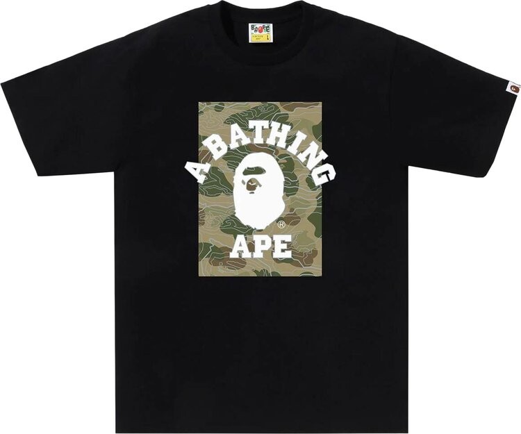 Футболка BAPE Layered Line Camo On College 'Black/Beige', черный
Футболка BAPE Layered Line Camo On College 'Black/Beige', черный