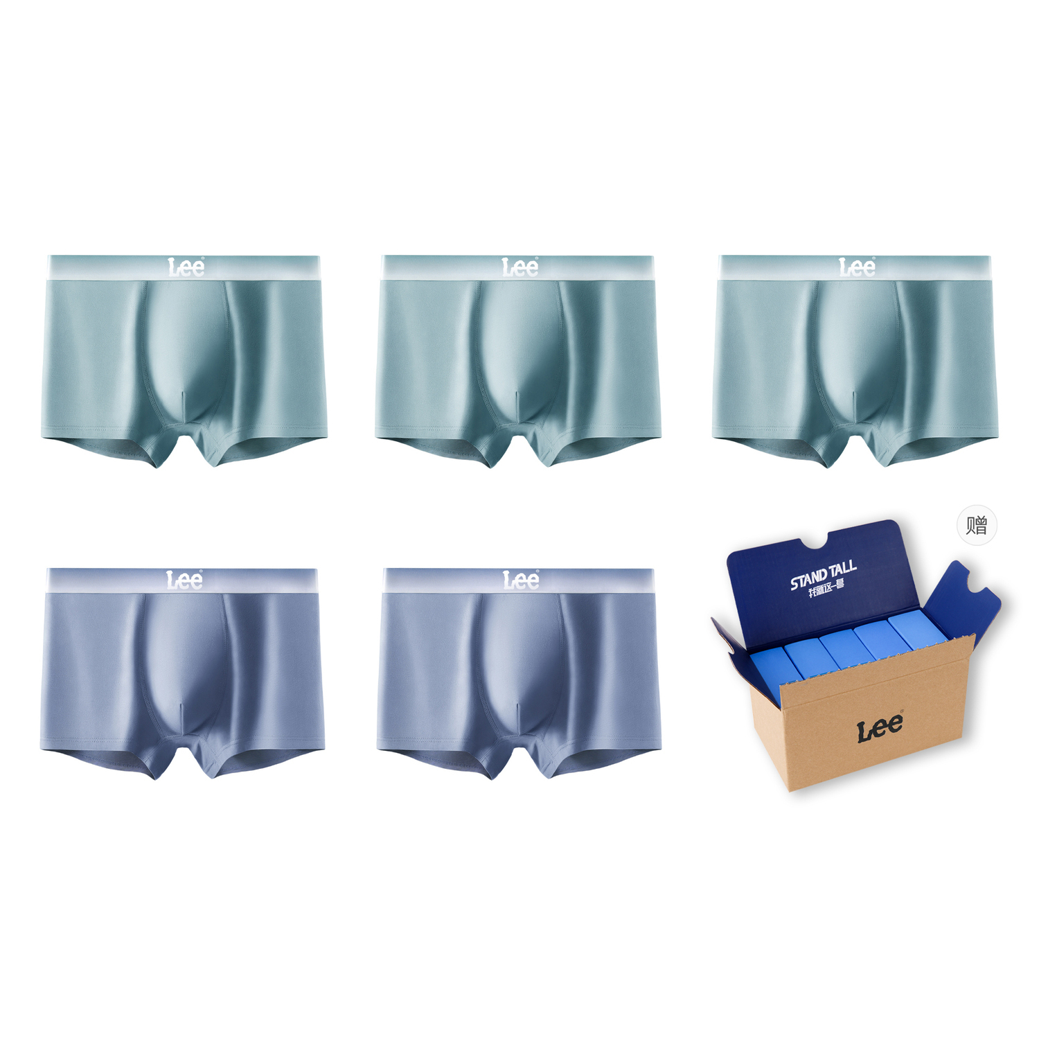 Lee Подарочный набор мужского белья 5 пар
Lee Подарочный набор мужского белья 5 пар
