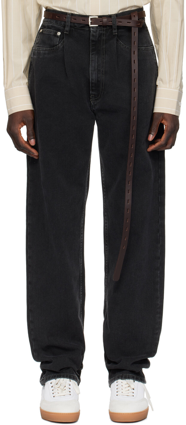 Черные джинсы с потертостями Hed Mayner
Черные джинсы с потертостями Hed Mayner