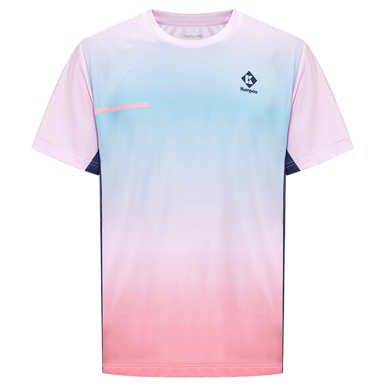 Футболка для бадминтона мужская светло-розовая красная KUMPOO
Футболка для бадминтона мужская светло-розовая красная KUMPOO
