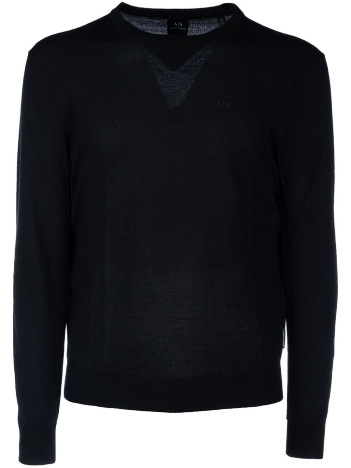 Свитер с круглым вырезом Armani Exchange, черный
Свитер с круглым вырезом Armani Exchange, черный
