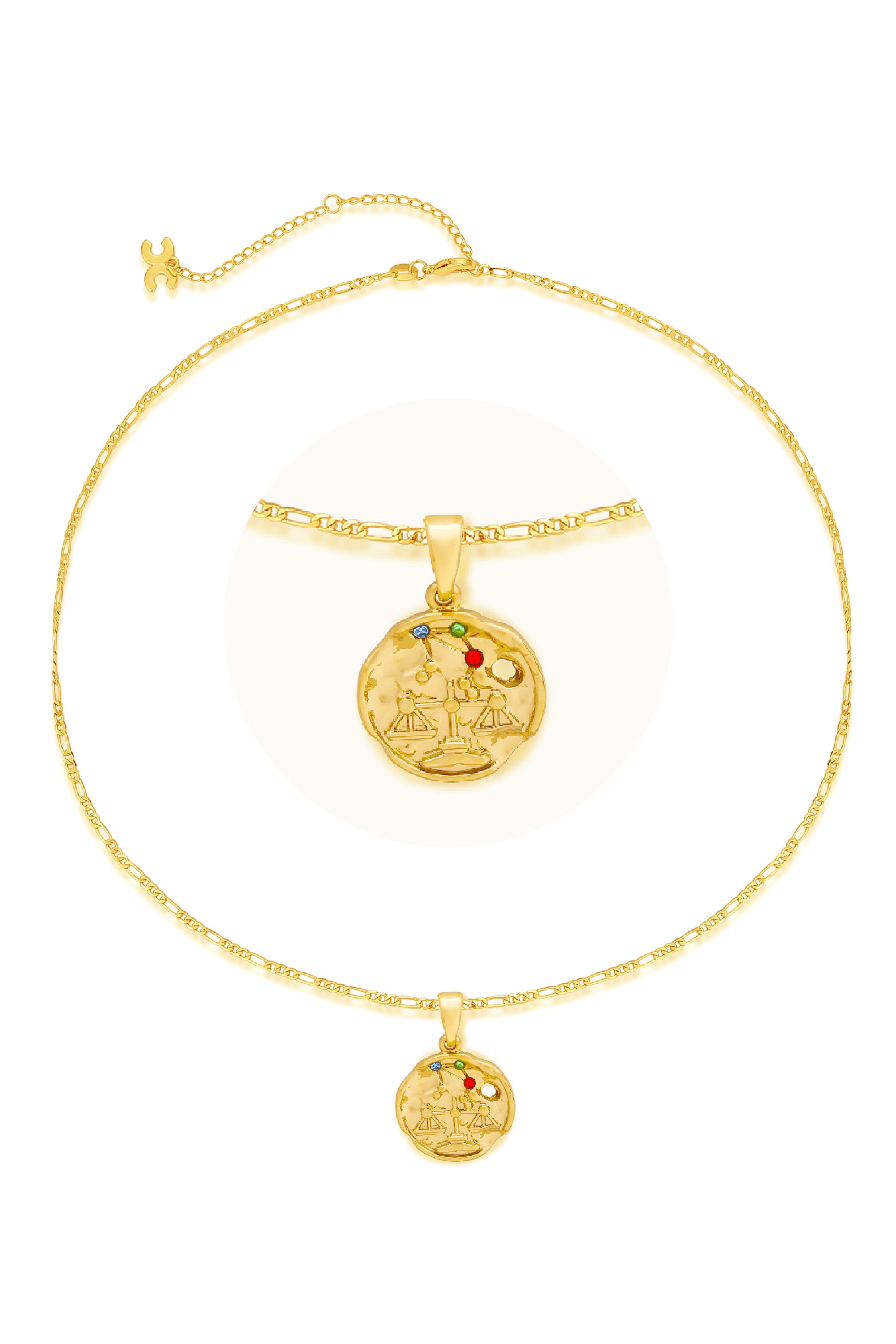 Комплект из золотого скульптурного кулона со знаком зодиака - Овен Classicharms, Libra
Комплект из золотого скульптурного кулона со знаком зодиака - Овен Classicharms, Libra