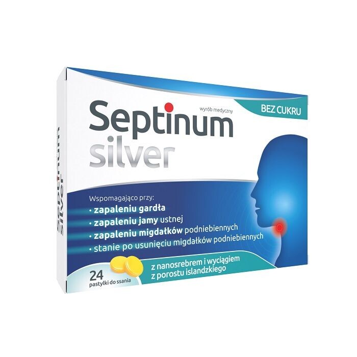 Увлажняющий крем для горла Septinum Silver Pastylki Do Ssania, 24 шт
Увлажняющий крем для горла Septinum Silver Pastylki Do Ssania, 24 шт