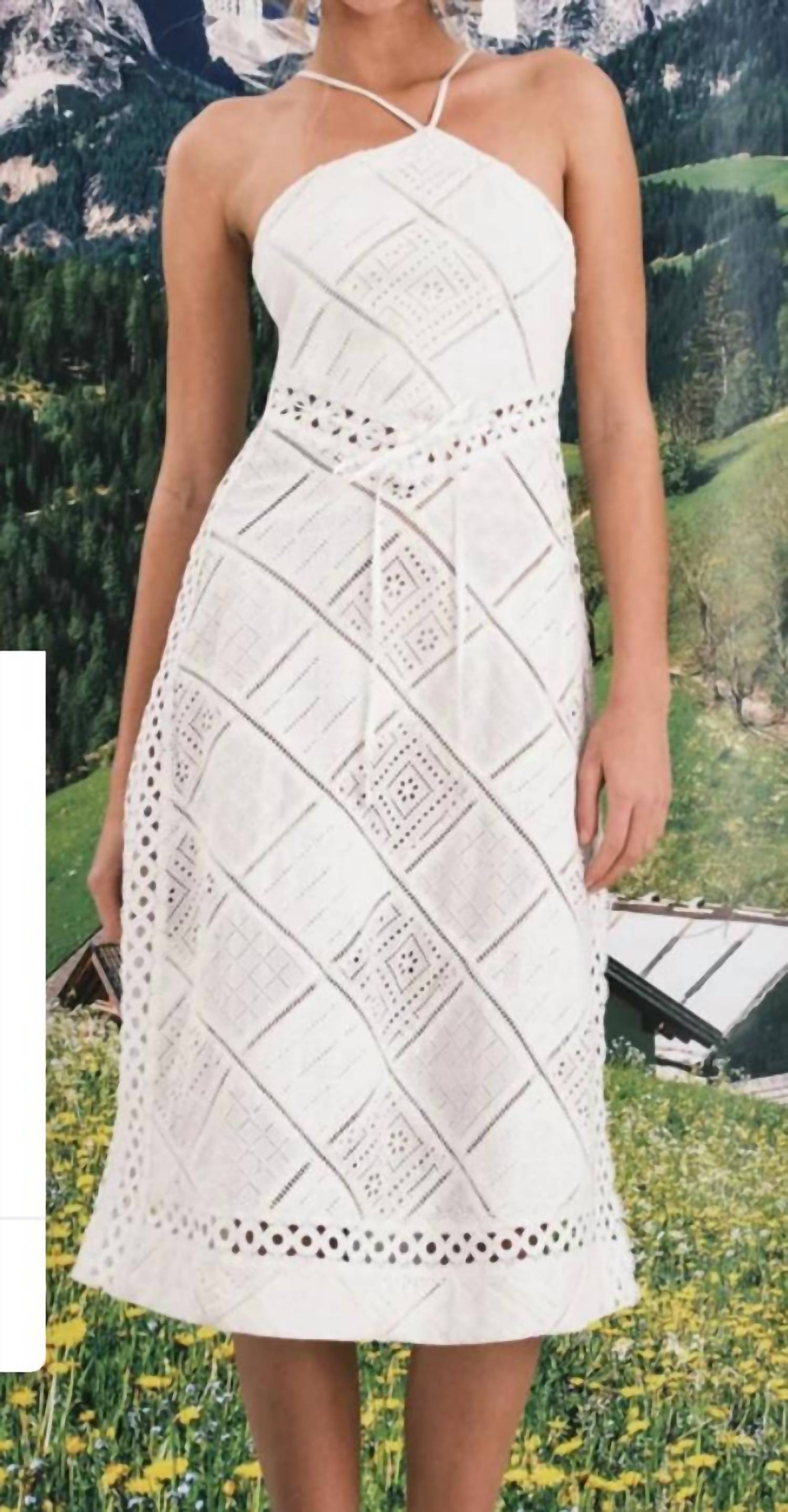 Платье миди Temple белого цвета for Love & Lemons
Платье миди Temple белого цвета for Love & Lemons