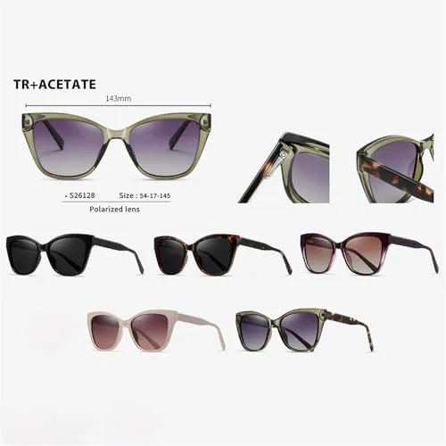 Солнцезащитные очки для женщин с пружинным шарниром, ацетатные поляризованные солнцезащитные очки в стиле ретро для женщин на лето MTZJH, Green Leopard Grey
Солнцезащитные очки для женщин с пружинным шарниром, ацетатные поляризованные солнцезащитные очки в стиле ретро для женщин на лето MTZJH, Green Leopard Grey