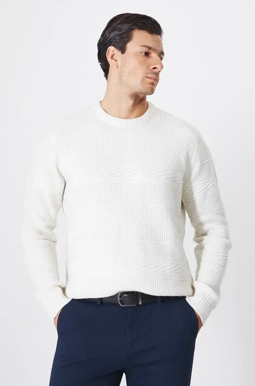 Свитер из смесовой шерсти Medicine, бежевый
Свитер из смесовой шерсти Medicine, бежевый