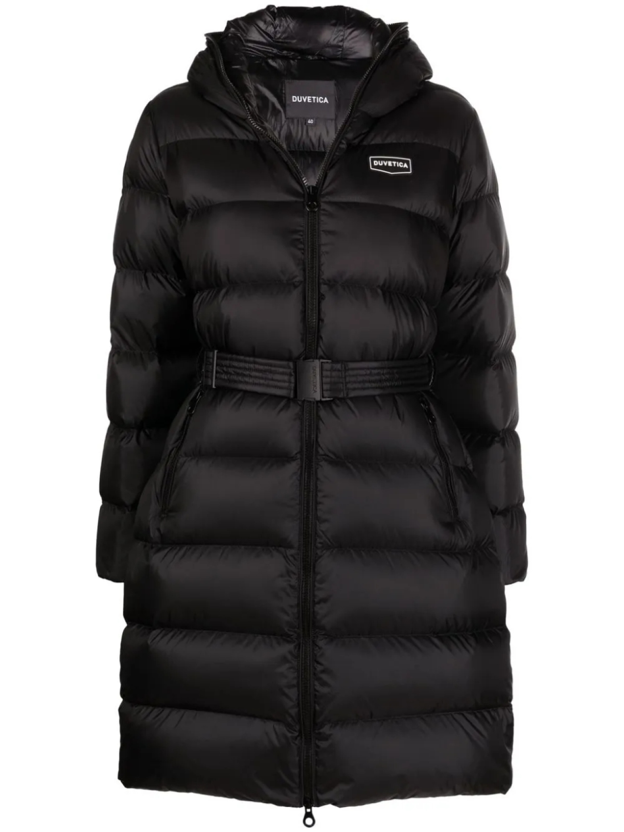 Пуховик с поясом Duvetica, черный
Пуховик с поясом Duvetica, черный