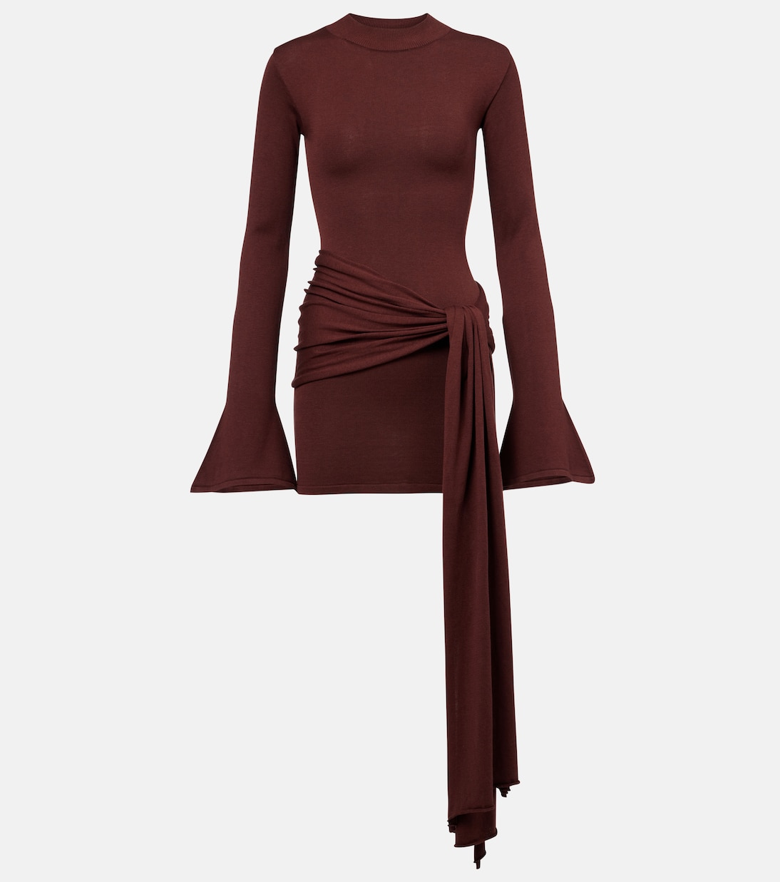 Мини-платье из шелка и хлопка с драпировкой Aya Muse, темно-коричневый
Мини-платье из шелка и хлопка с драпировкой Aya Muse, темно-коричневый