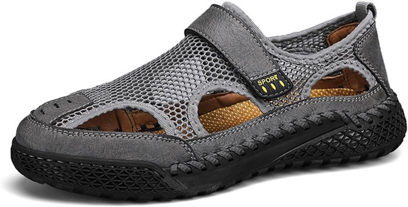 Мужские походные сандалии Лето Спортивные Комфортные с амортизацией Дышащие Закрытый носок Водные туфли Мужские сандалии Generic, серый
Мужские походные сандалии Лето Спортивные Комфортные с амортизацией Дышащие Закрытый носок Водные туфли Мужские сандалии Generic, серый