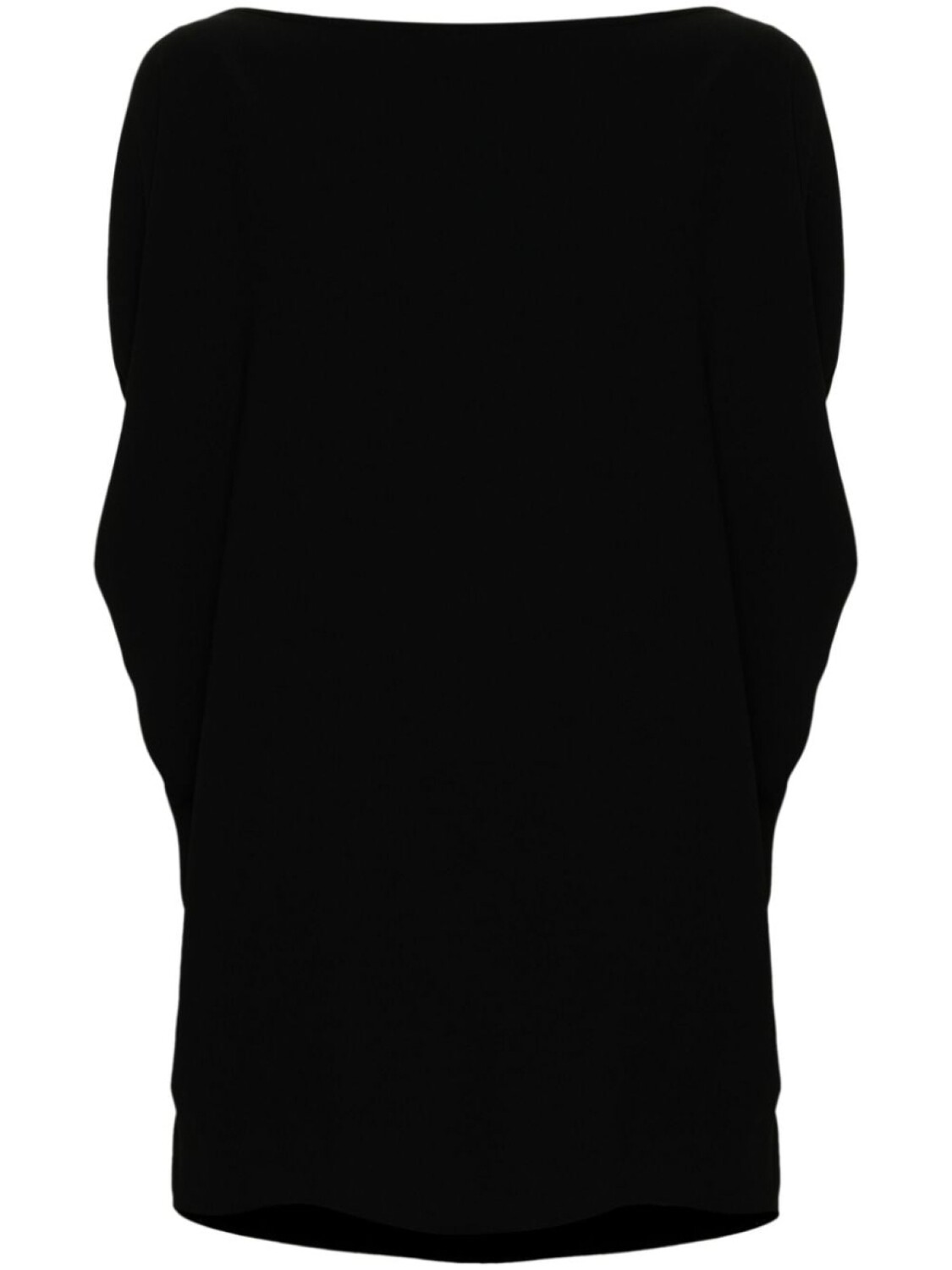 Nº21 платье мини с драпировкой, черный 
Nº21 платье мини с драпировкой, черный