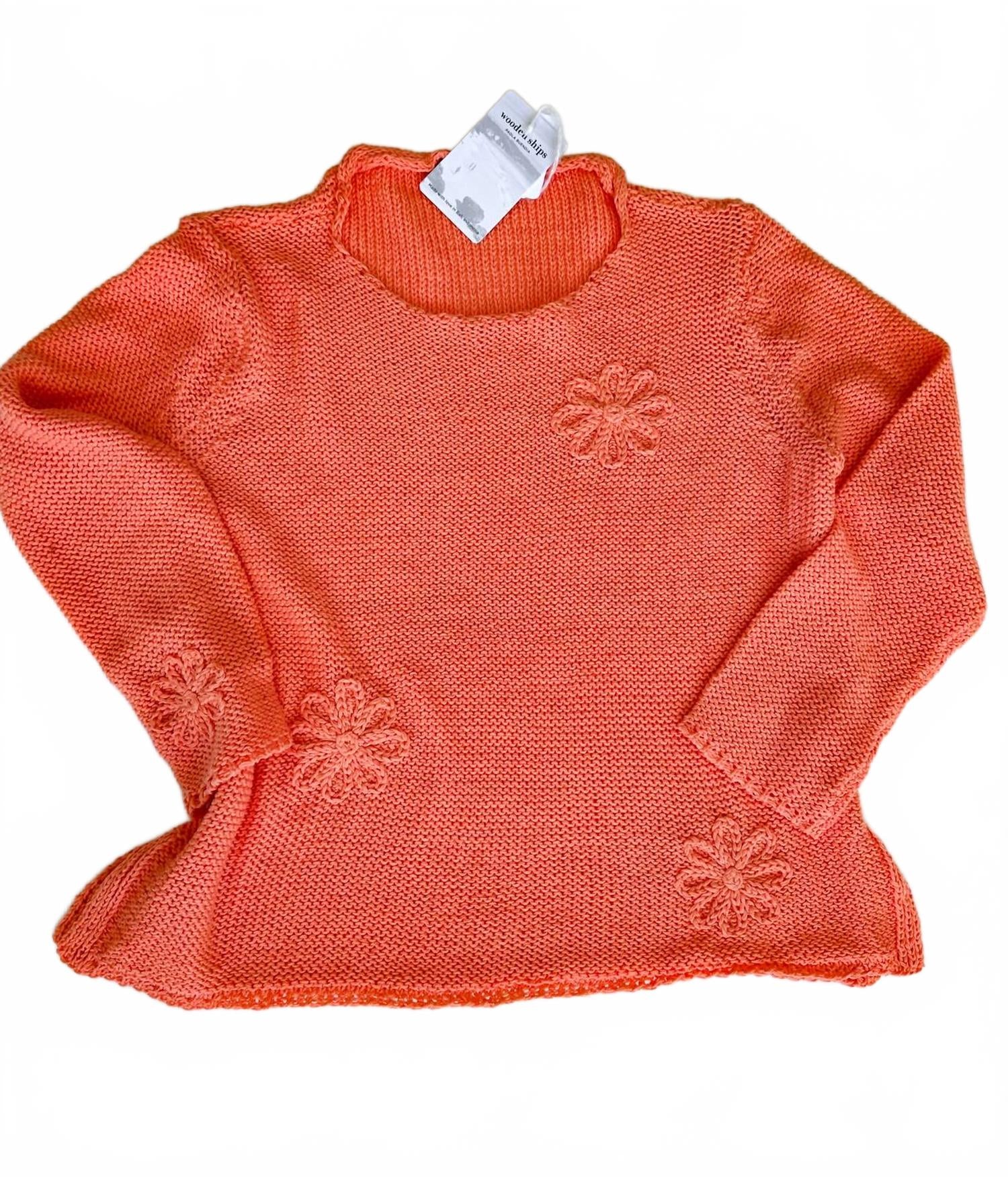 Женский свитер с круглым вырезом Blossom в цвете дыни Wooden Ships, Cantaloupe
Женский свитер с круглым вырезом Blossom в цвете дыни Wooden Ships, Cantaloupe