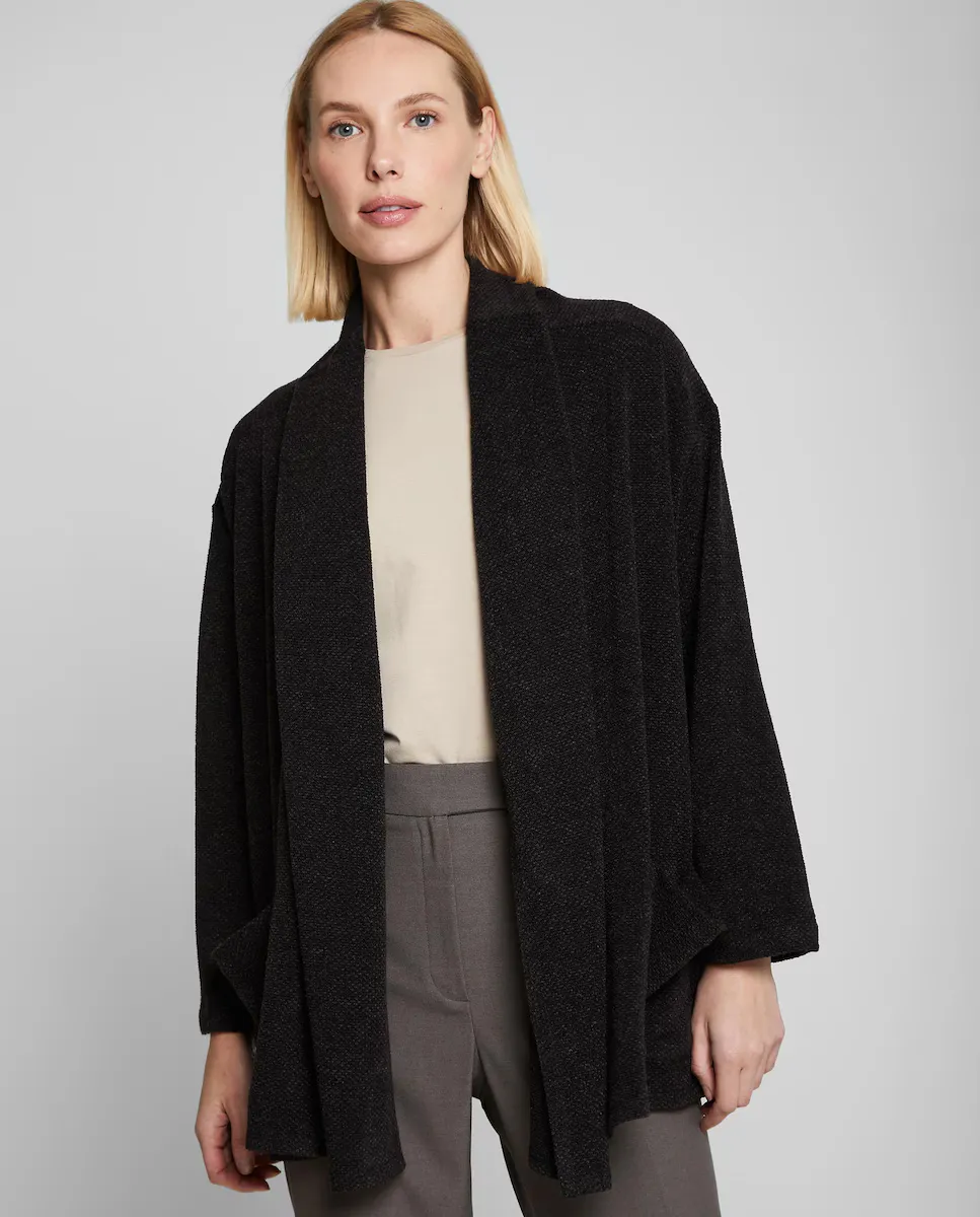 Вязаный женский кардиган без застежки Trucco, черный
Вязаный женский кардиган без застежки Trucco, черный