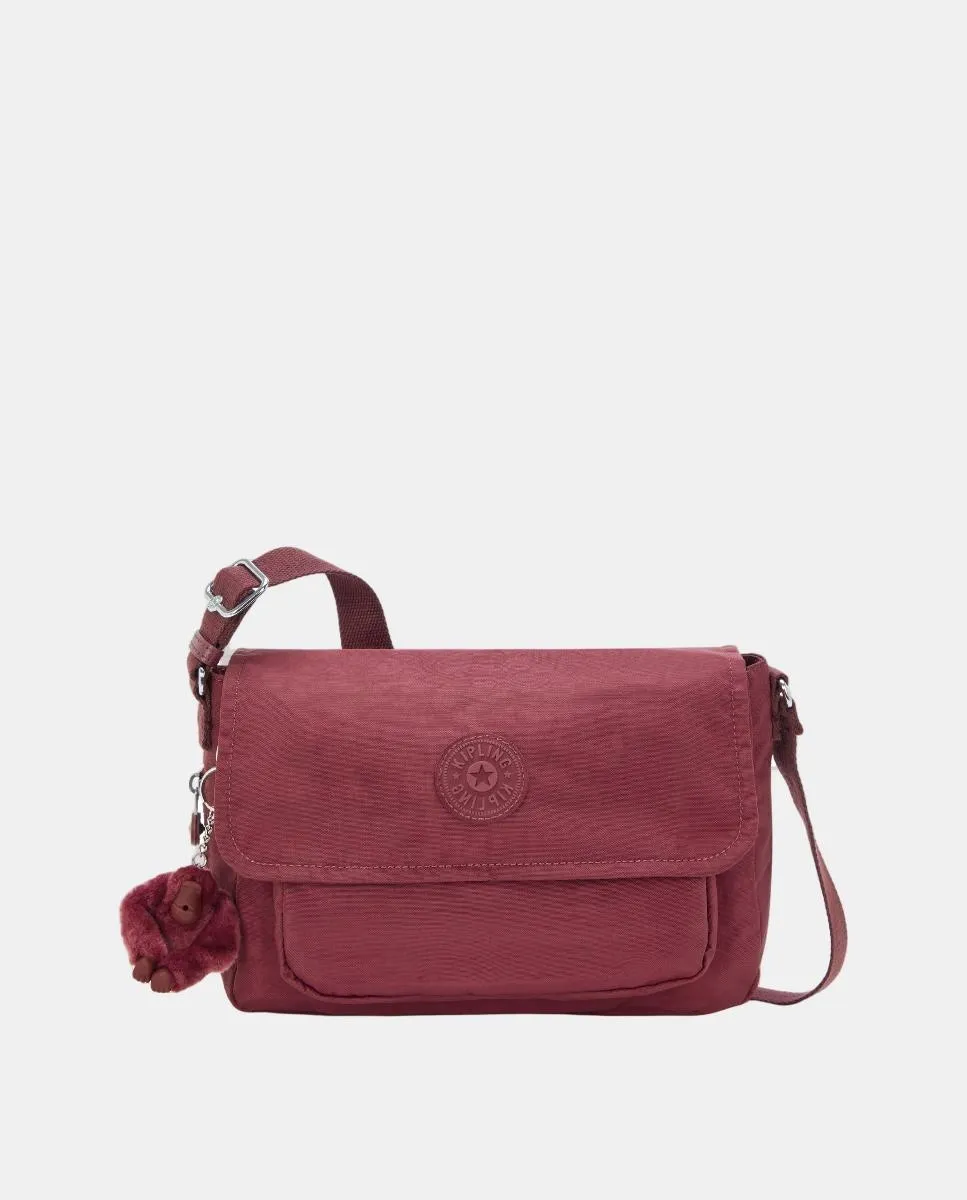 Средняя сумка через плечо с регулируемым ремнем Kipling, бордовый
Средняя сумка через плечо с регулируемым ремнем Kipling, бордовый