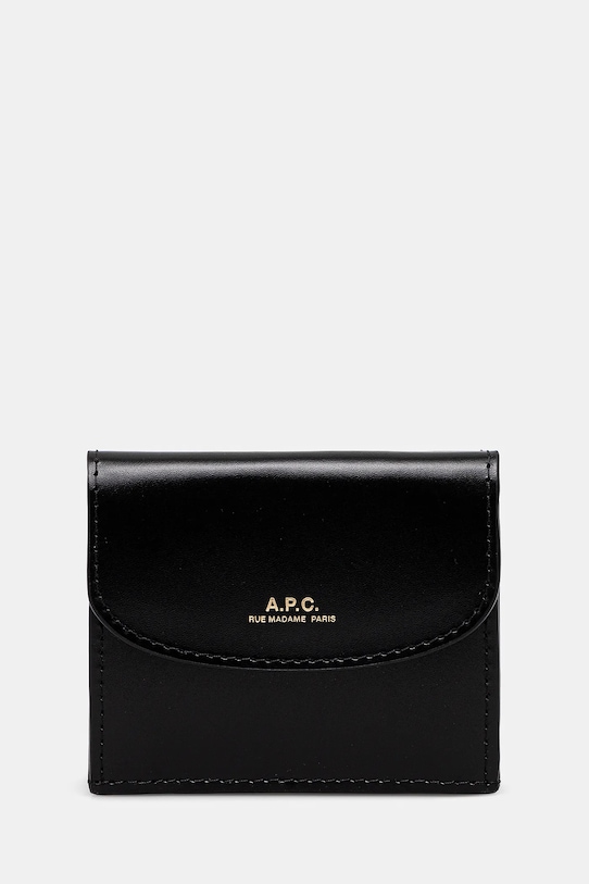 Кожаный кошелек-портмоне geneve trifold A.P.C., черный
Кожаный кошелек-портмоне geneve trifold A.P.C., черный