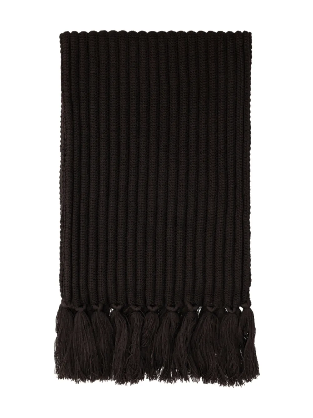 Шарф в рубчик с кисточками TAGLIATORE, черный
Шарф в рубчик с кисточками TAGLIATORE, черный