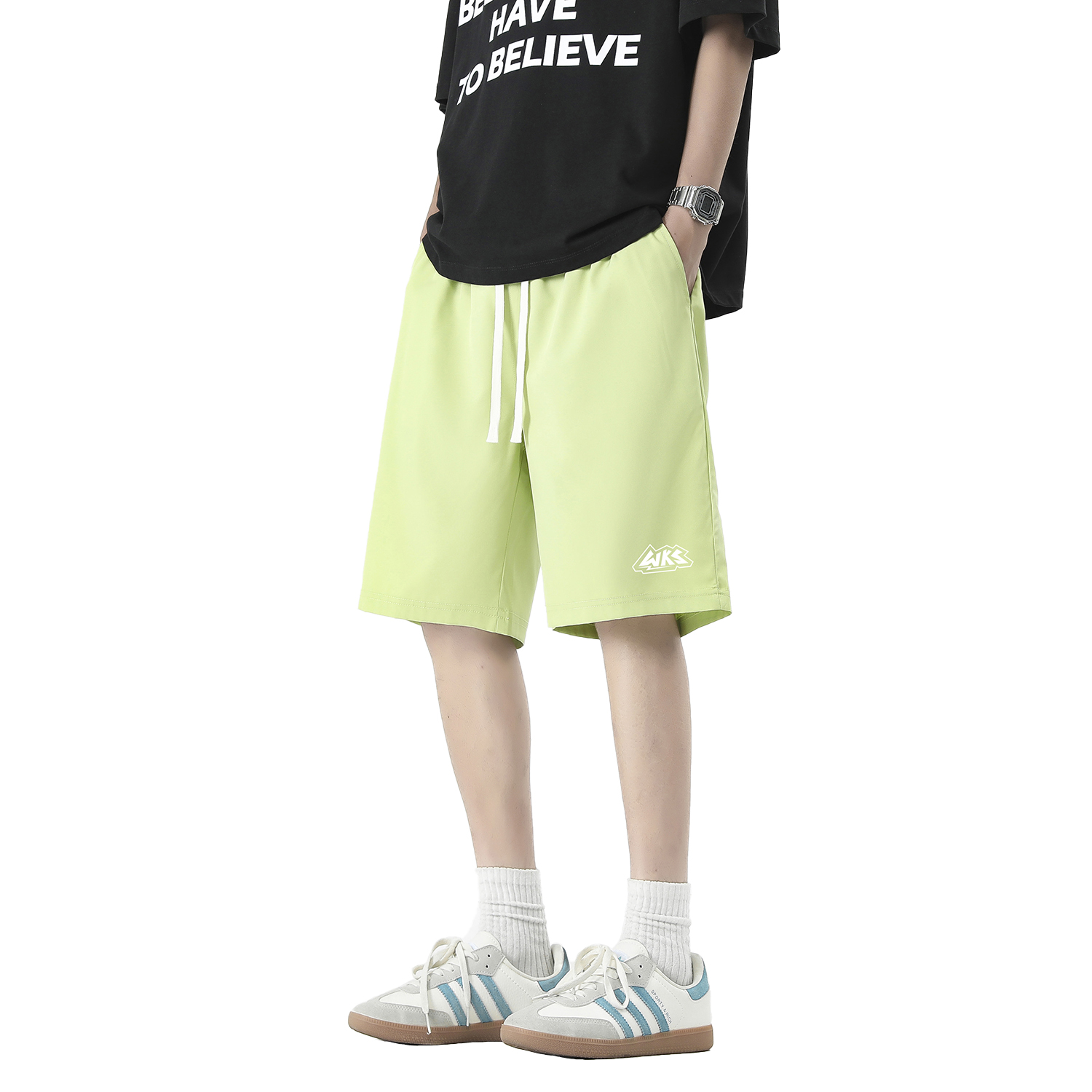 Повседневные шорты унисекс WOKXSS, зеленый
Повседневные шорты унисекс WOKXSS, зеленый