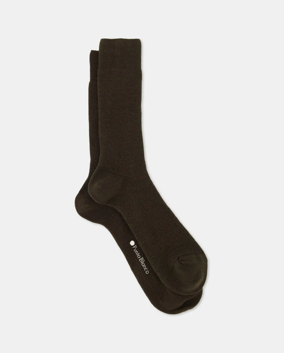 Мужские однотонные носки орлон Punto Blanco - Termic Сделано в Испании, коричневый
Мужские однотонные носки орлон Punto Blanco - Termic Сделано в Испании, коричневый