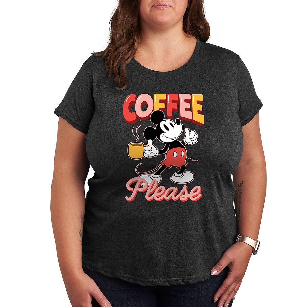 Футболка Disney's Mickey Mouse Plus Coffee Please с рисунком, цвет Heather Charcoal
Футболка Disney's Mickey Mouse Plus Coffee Please с рисунком, цвет Heather Charcoal