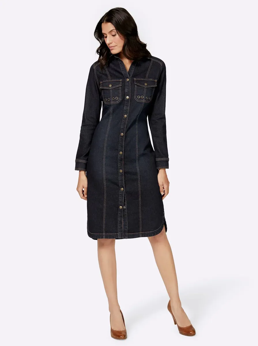 Создание джинсового платья L "платье" Creation L, синий
Создание джинсового платья L "платье" Creation L, синий