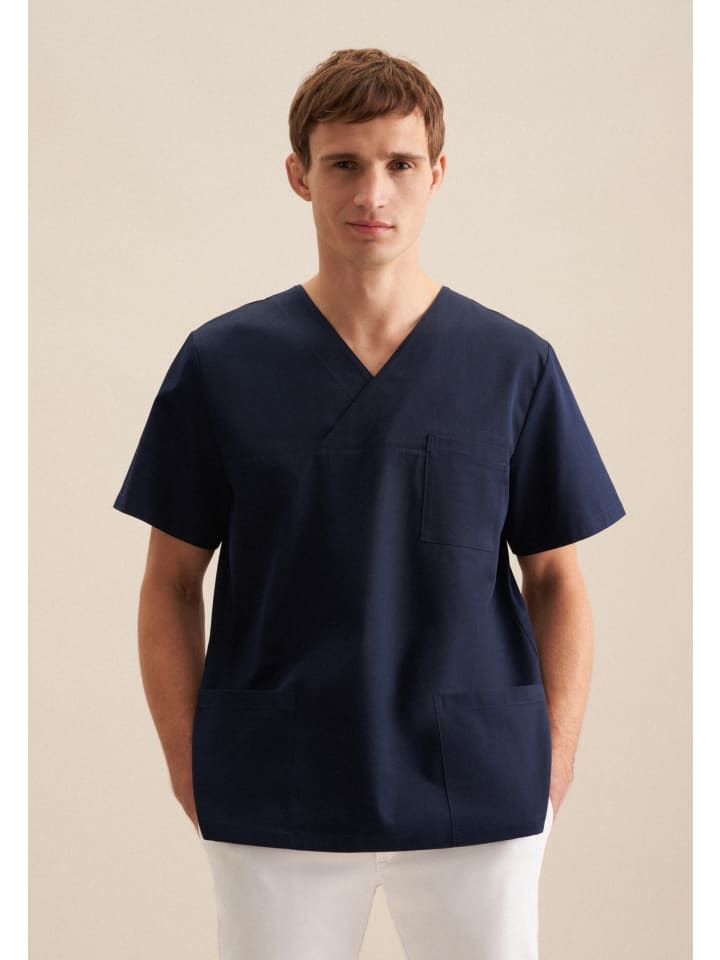 Рубашка Seidensticker, темно-синий
Рубашка Seidensticker, темно-синий