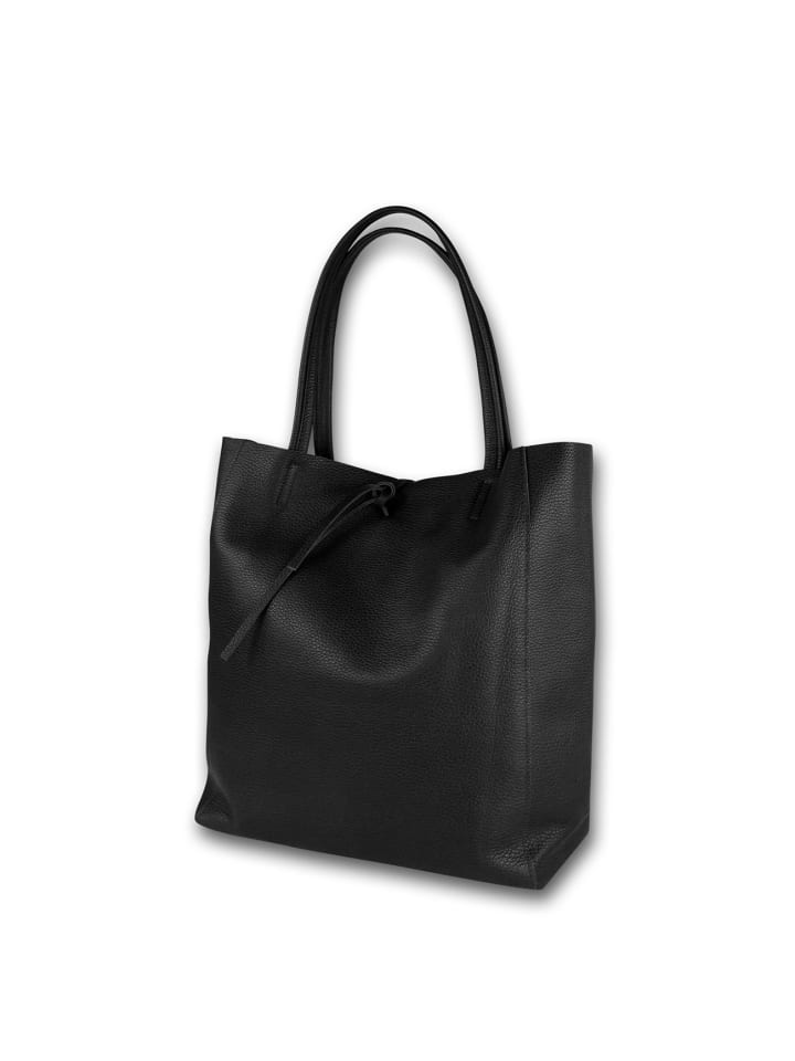 Кожаная сумка-шоппер, наплечная сумка Toscanto, черная, около 30 см
Кожаная сумка-шоппер, наплечная сумка Toscanto, черная, около 30 см