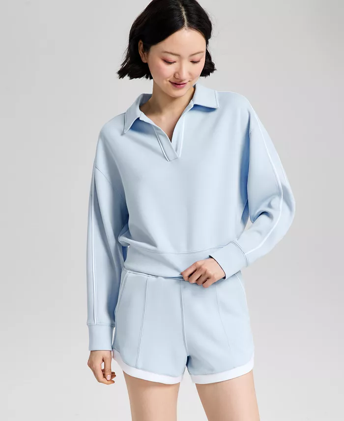 Женский топ с воротником Johnny Collar из неопрена And Now This, синий
Женский топ с воротником Johnny Collar из неопрена And Now This, синий