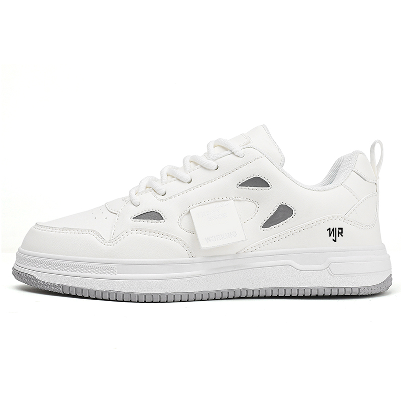 NANJIREN Мужские низкие скейтерские кеды белые, цвет White
NANJIREN Мужские низкие скейтерские кеды белые, цвет White