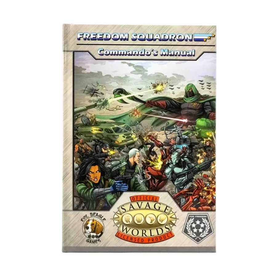 Freedom Squadron - Commando's Manual (POD, Standard Color), Freedom Squadron (Savage Worlds), твердый переплет
Freedom Squadron - Commando's Manual (POD, Standard Color), Freedom Squadron (Savage Worlds), твердый переплет