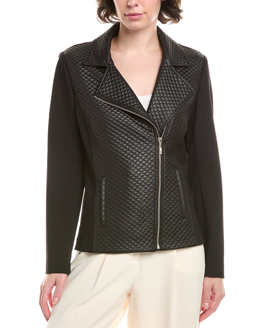 Anne Klein Асимметричная мото-куртка, черный
Anne Klein Асимметричная мото-куртка, черный