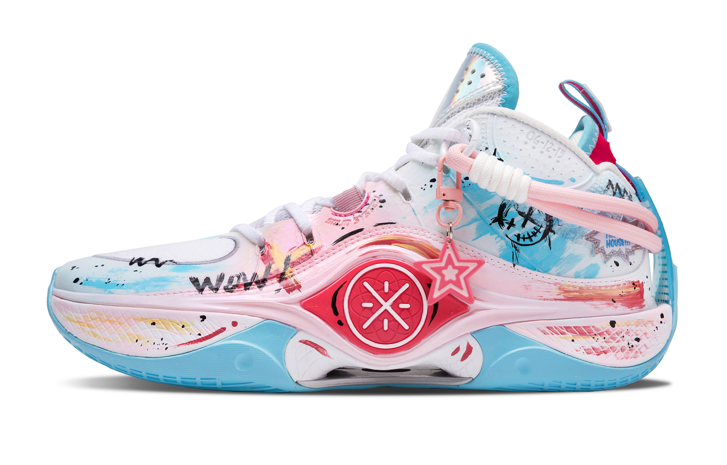 LINING Баскетбольные кроссовки с амортизацией, ударопрочные, с низким верхом, мужские, белые, синие, розовые
LINING Баскетбольные кроссовки с амортизацией, ударопрочные, с низким верхом, мужские, белые, синие, розовые