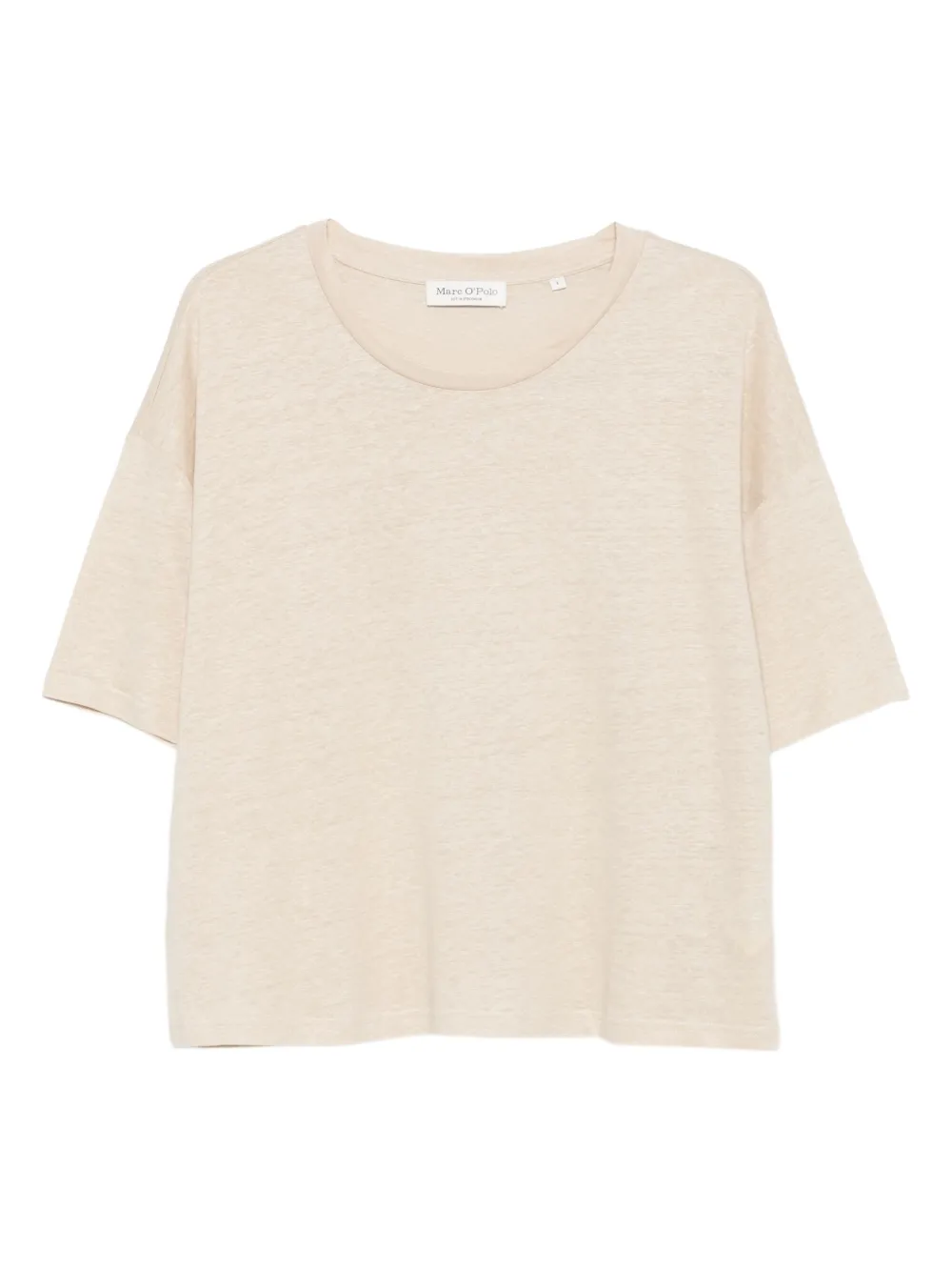 Льняная футболка с круглым вырезом Marc O'Polo, нейтральный
Льняная футболка с круглым вырезом Marc O'Polo, нейтральный