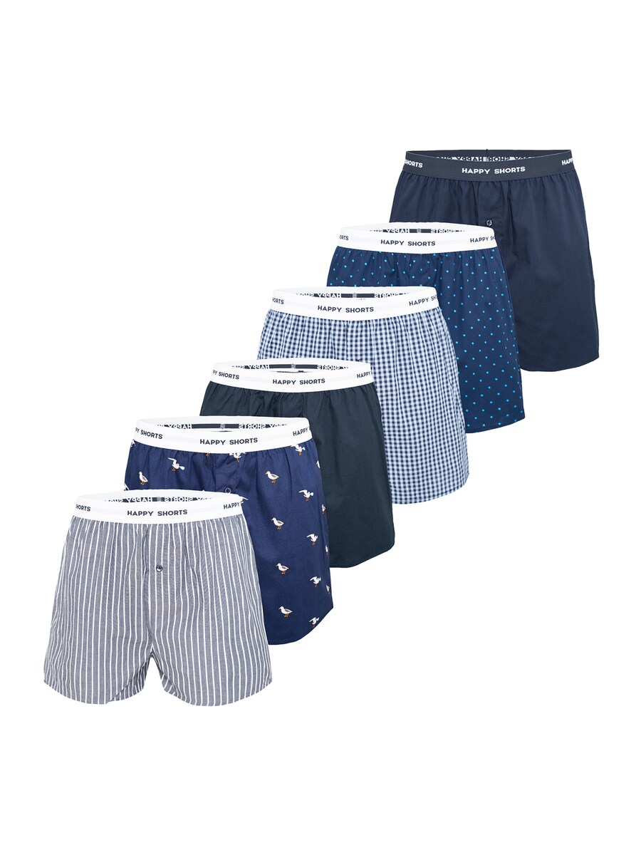Боксеры Happy Shorts, цвет Night blue/Light blue/Dark blue
Боксеры Happy Shorts, цвет Night blue/Light blue/Dark blue